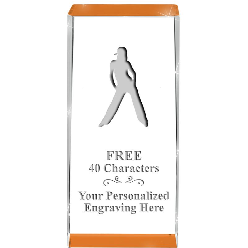 4.5" SPOTLIGHT ORANGE CRYSTAL