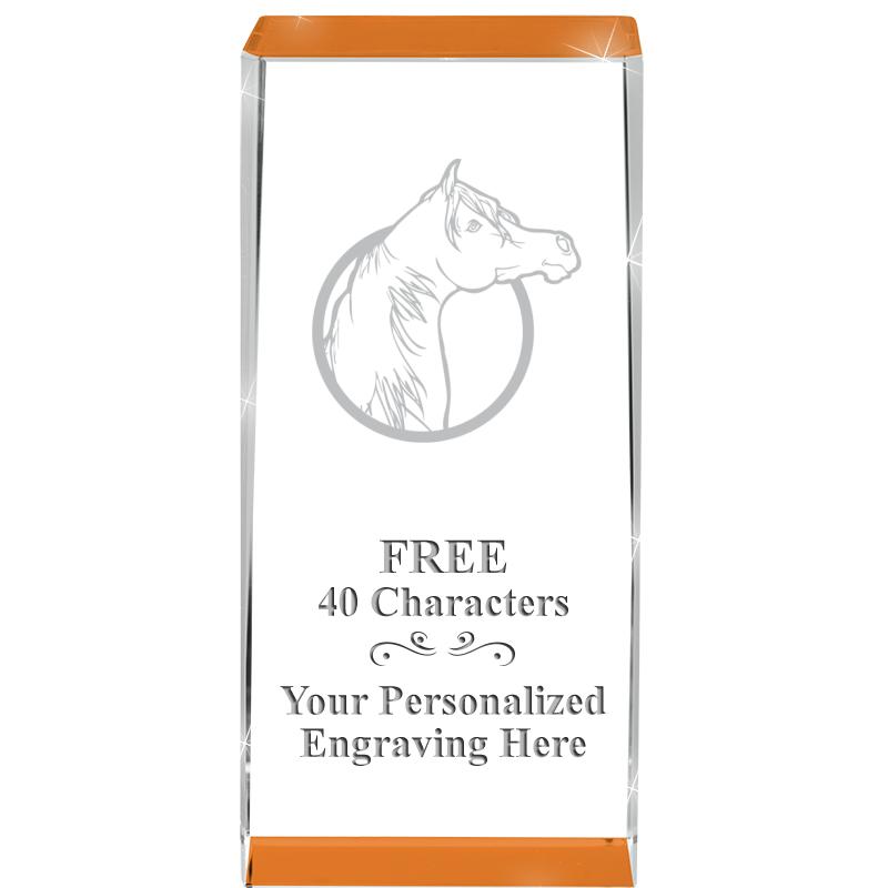 4.5" SPOTLIGHT ORANGE CRYSTAL