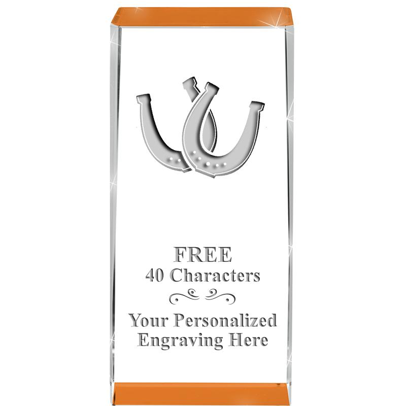 4.5" SPOTLIGHT ORANGE CRYSTAL