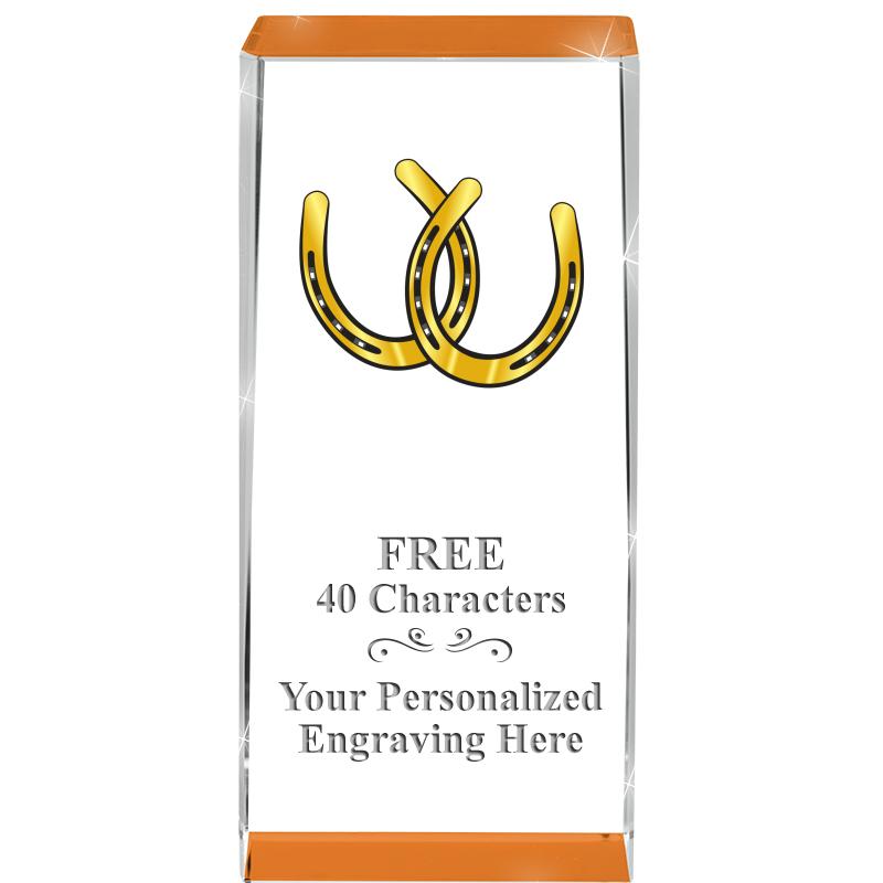 4.5" SPOTLIGHT ORANGE CRYSTAL