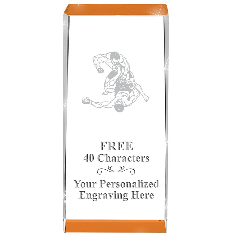 4.5" SPOTLIGHT ORANGE CRYSTAL