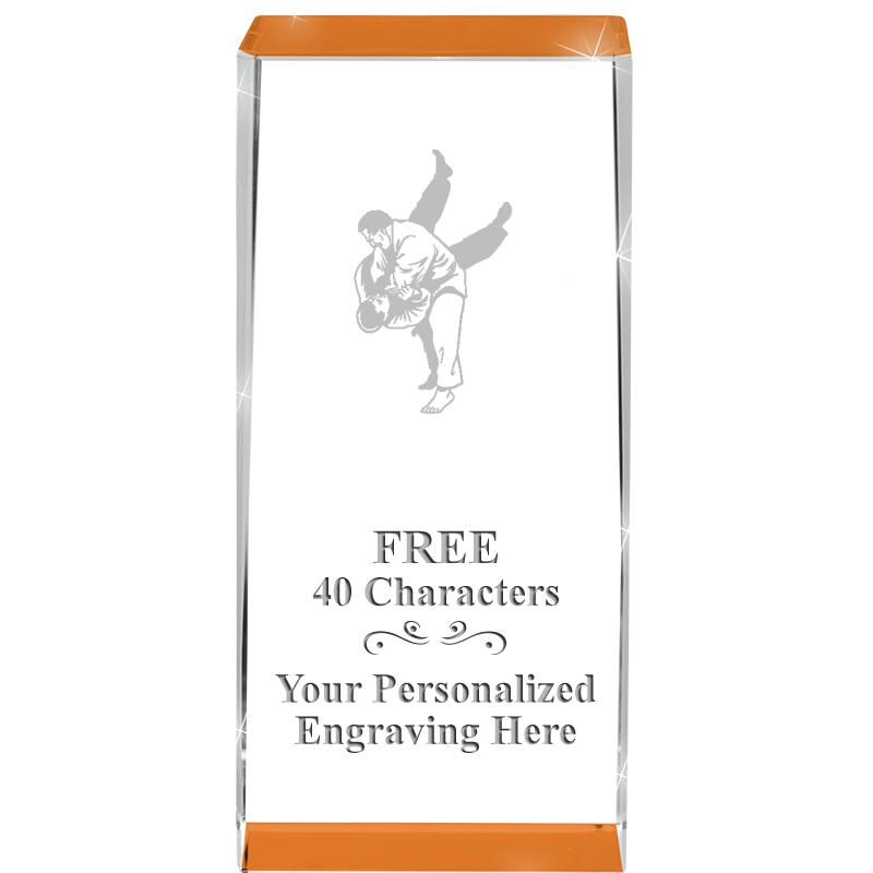 4.5" SPOTLIGHT ORANGE CRYSTAL