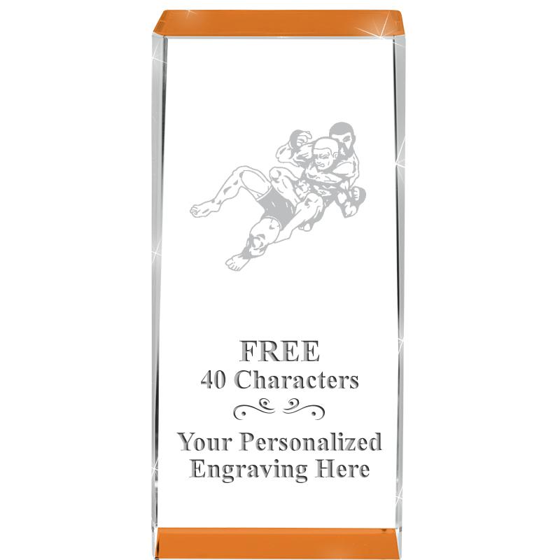 4.5" SPOTLIGHT ORANGE CRYSTAL