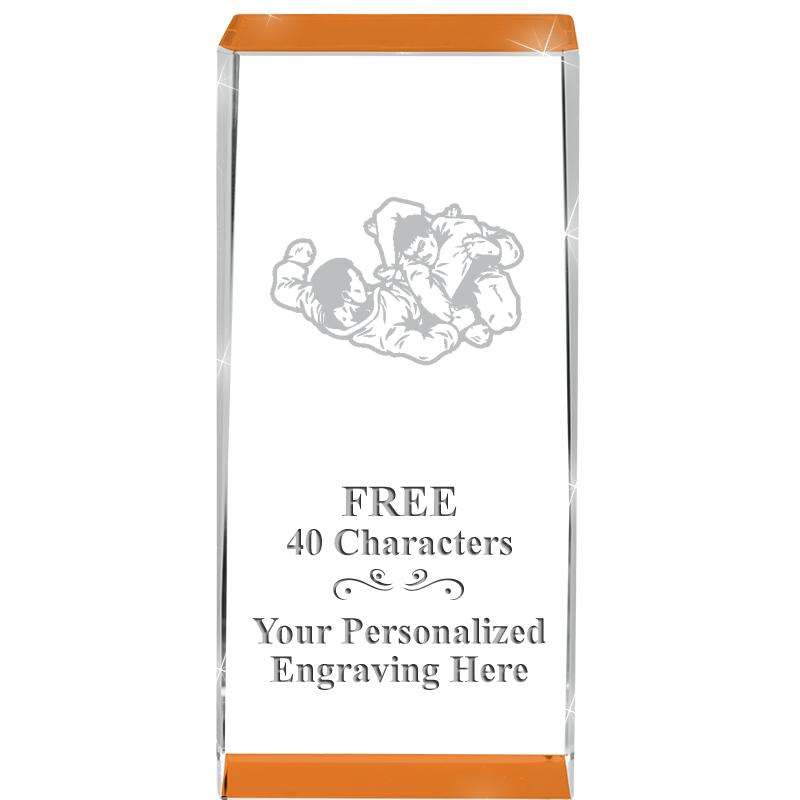 4.5" SPOTLIGHT ORANGE CRYSTAL