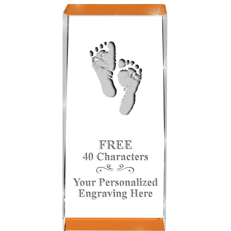 4.5" SPOTLIGHT ORANGE CRYSTAL