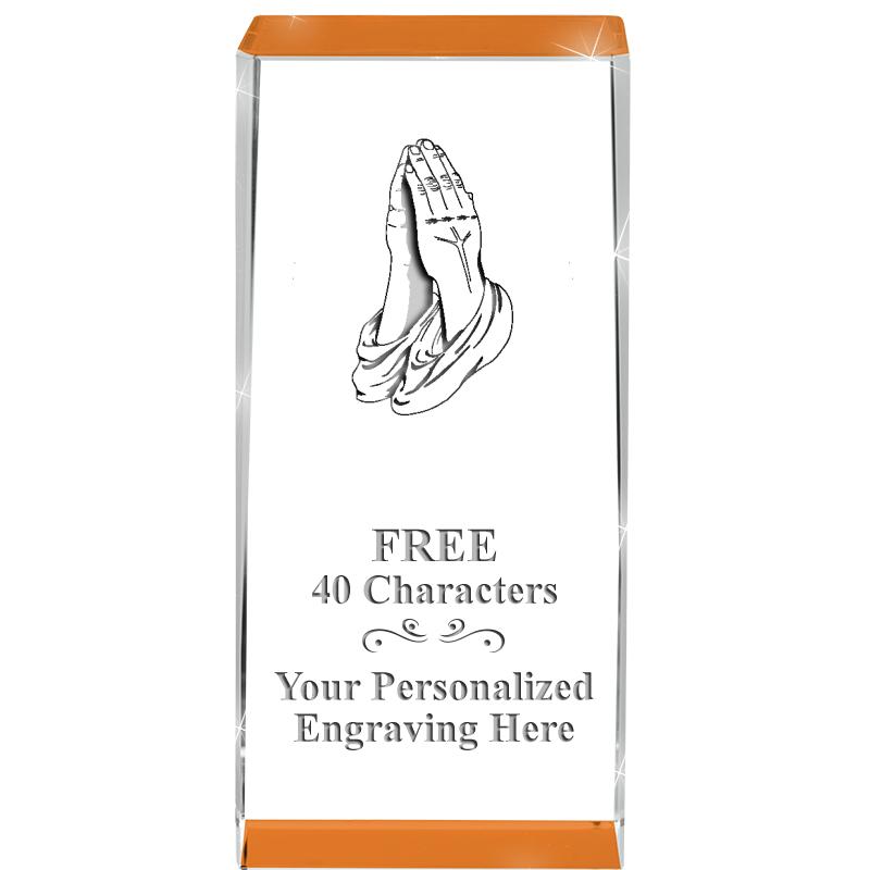 4.5" SPOTLIGHT ORANGE CRYSTAL