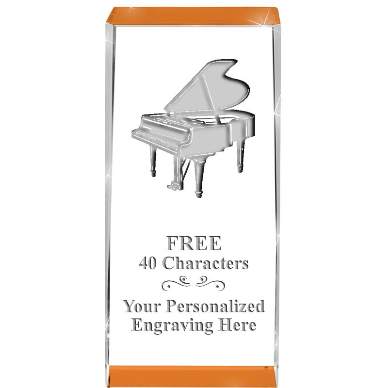 4.5" SPOTLIGHT ORANGE CRYSTAL