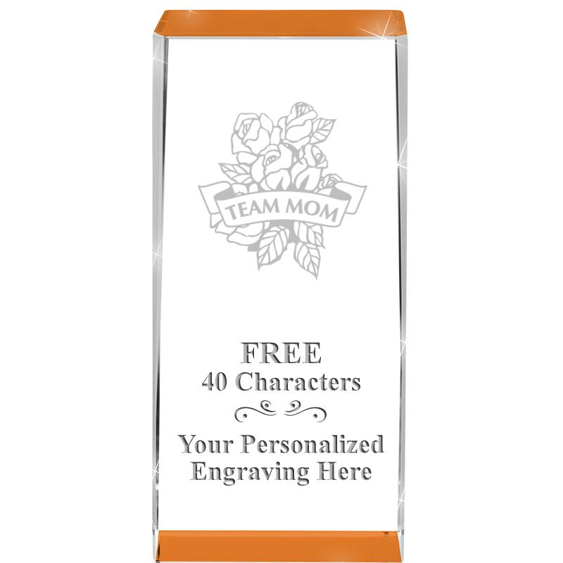 4.5" SPOTLIGHT ORANGE CRYSTAL