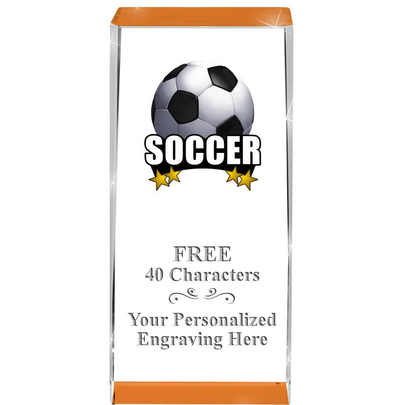 4.5" SPOTLIGHT ORANGE CRYSTAL