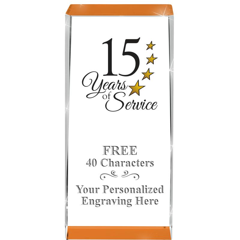 4.5" SPOTLIGHT ORANGE CRYSTAL