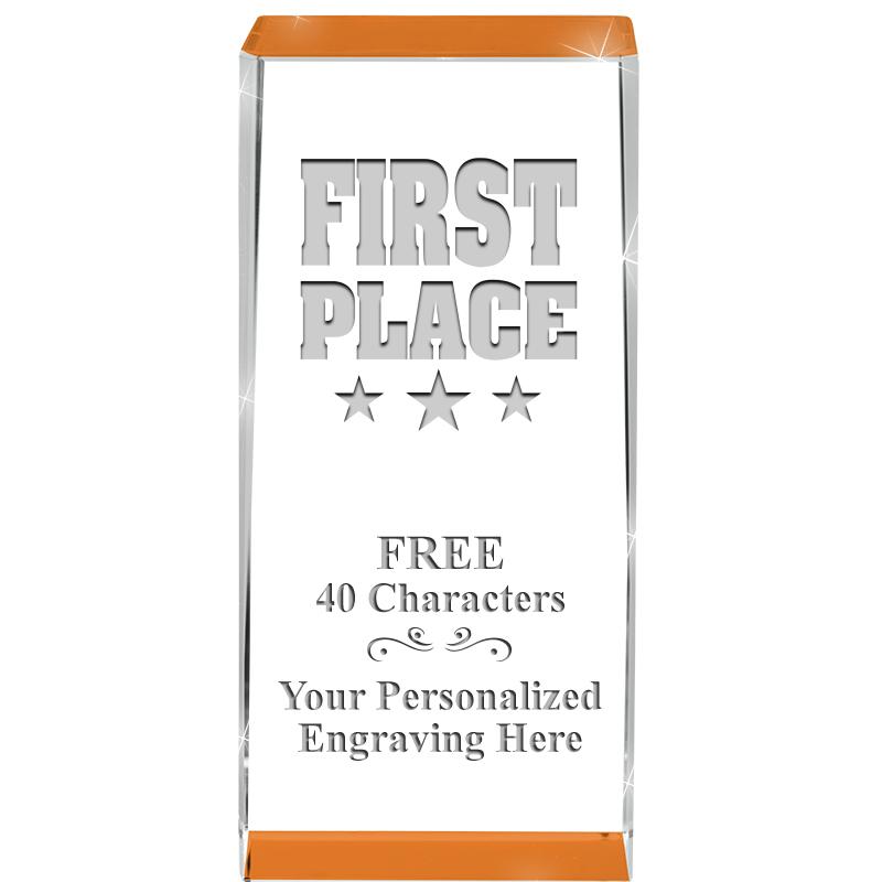 4.5" SPOTLIGHT ORANGE CRYSTAL