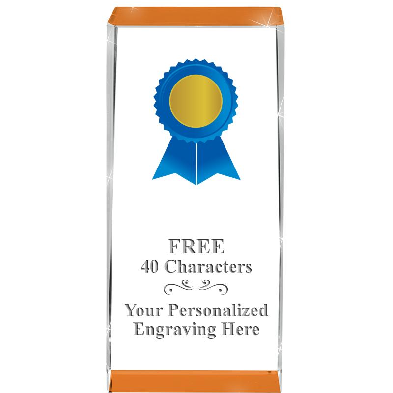 4.5" SPOTLIGHT ORANGE CRYSTAL