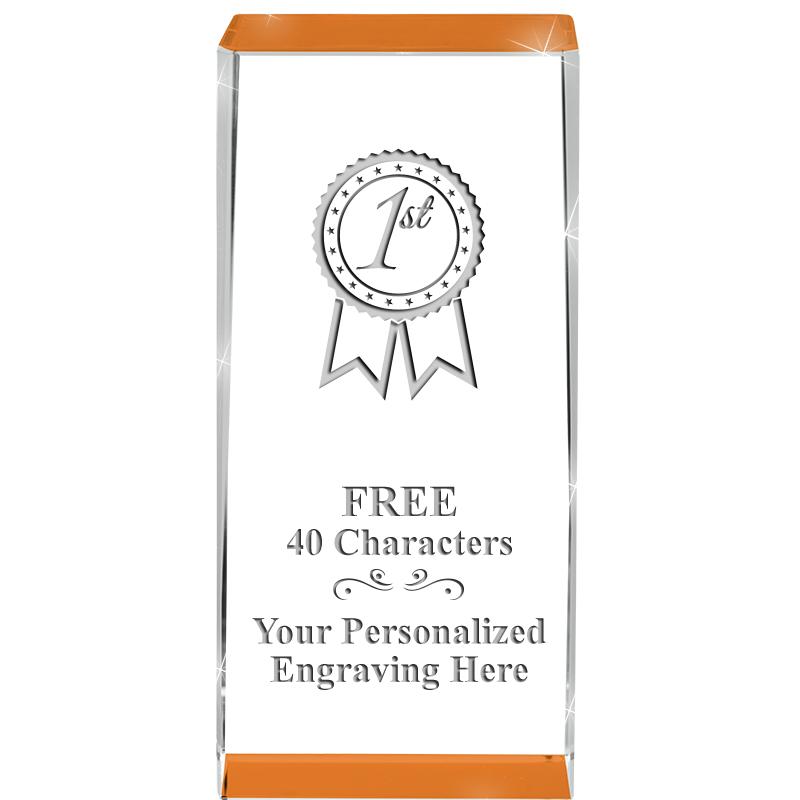 4.5" SPOTLIGHT ORANGE CRYSTAL