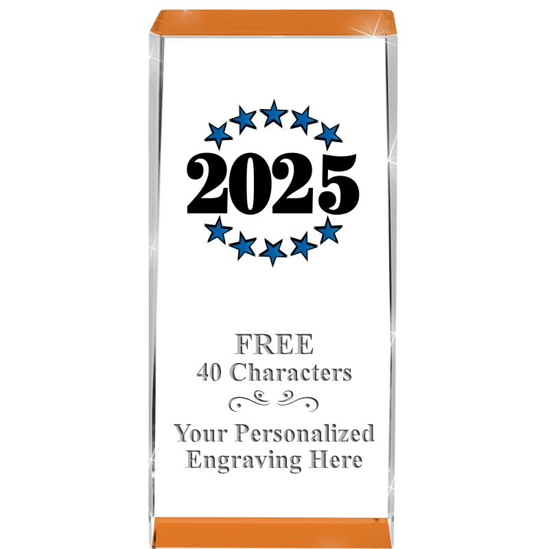 4.5" SPOTLIGHT ORANGE CRYSTAL