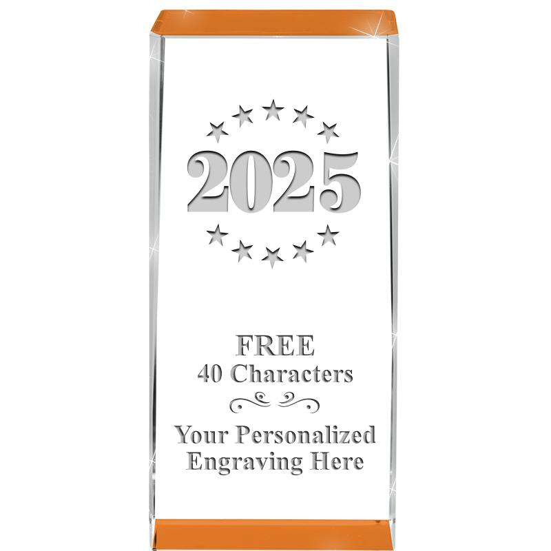 4.5" SPOTLIGHT ORANGE CRYSTAL