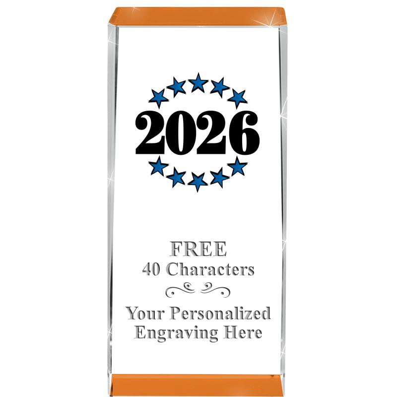 4.5" SPOTLIGHT ORANGE CRYSTAL