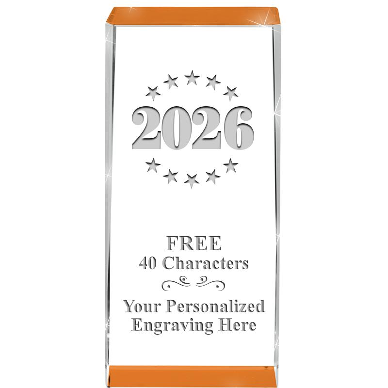 4.5" SPOTLIGHT ORANGE CRYSTAL