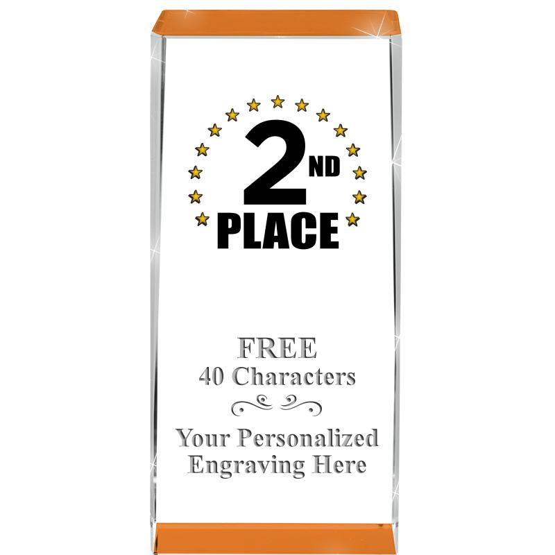 4.5" SPOTLIGHT ORANGE CRYSTAL