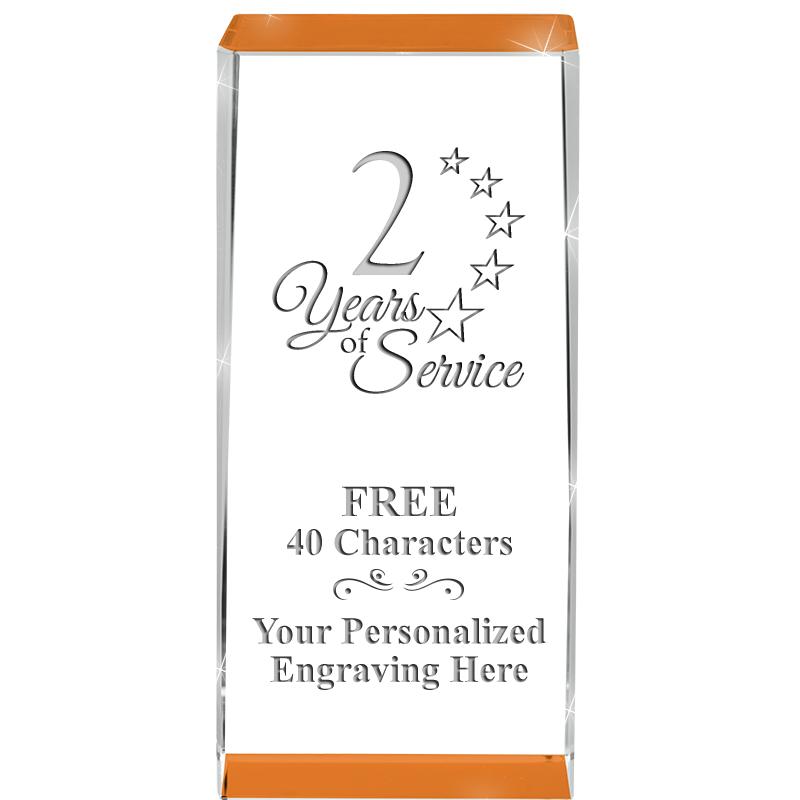 4.5" SPOTLIGHT ORANGE CRYSTAL