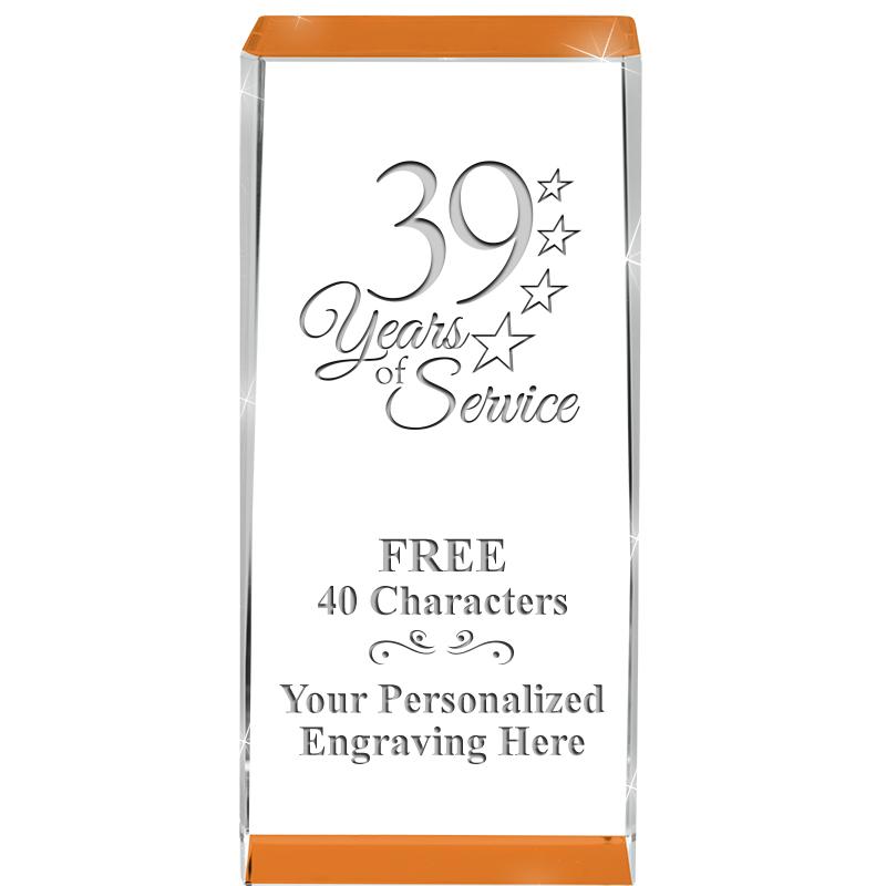 4.5" SPOTLIGHT ORANGE CRYSTAL