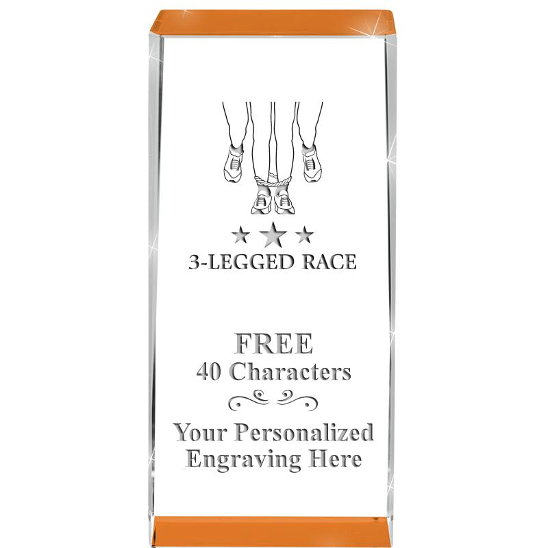 4.5" SPOTLIGHT ORANGE CRYSTAL