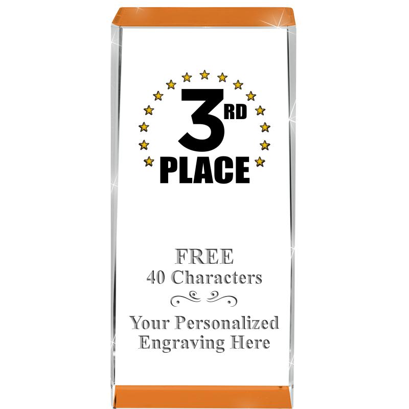 4.5" SPOTLIGHT ORANGE CRYSTAL