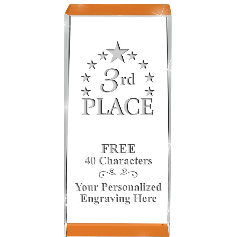 4.5" SPOTLIGHT ORANGE CRYSTAL