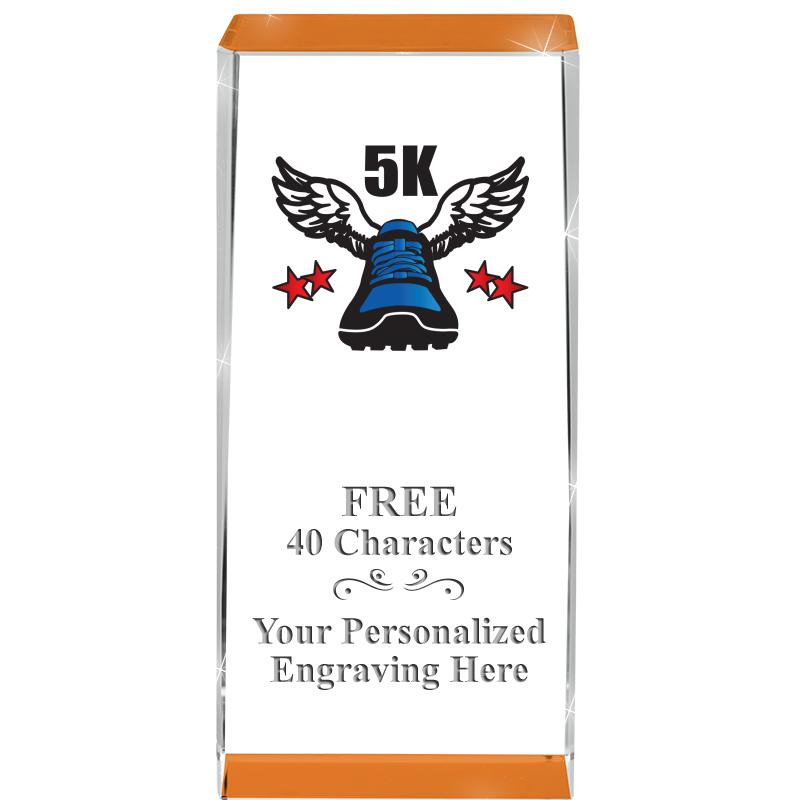 4.5" SPOTLIGHT ORANGE CRYSTAL