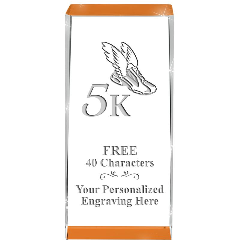 4.5" SPOTLIGHT ORANGE CRYSTAL