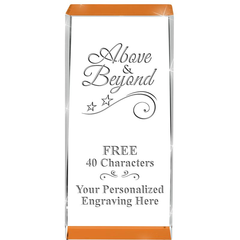 4.5" SPOTLIGHT ORANGE CRYSTAL