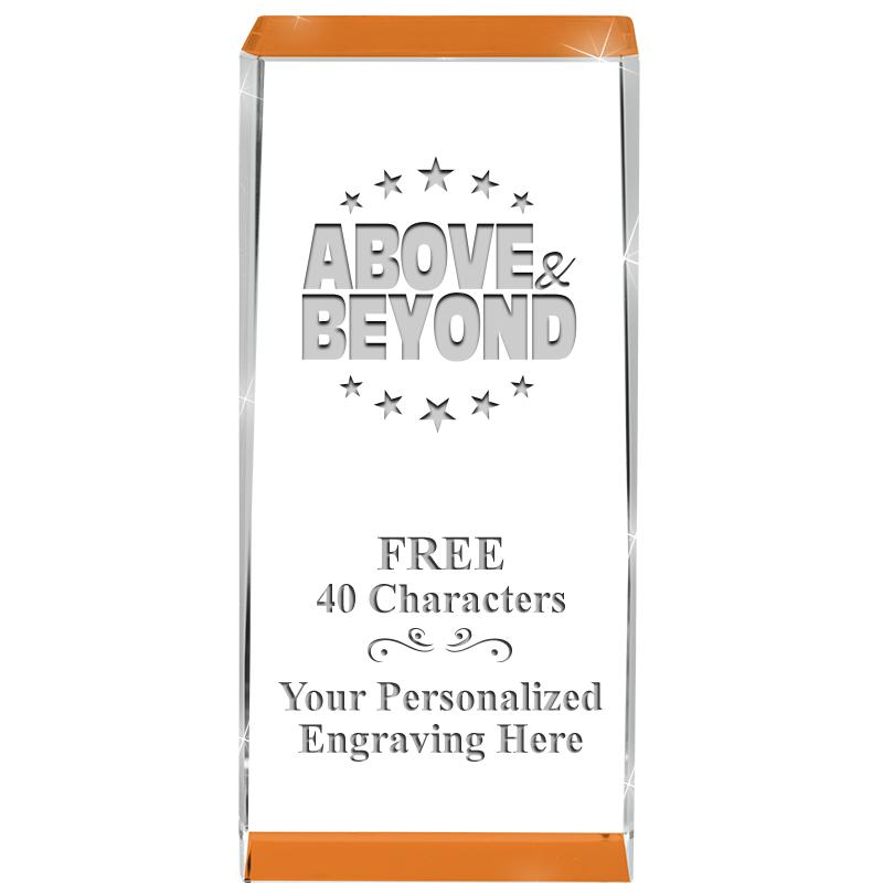 4.5" SPOTLIGHT ORANGE CRYSTAL