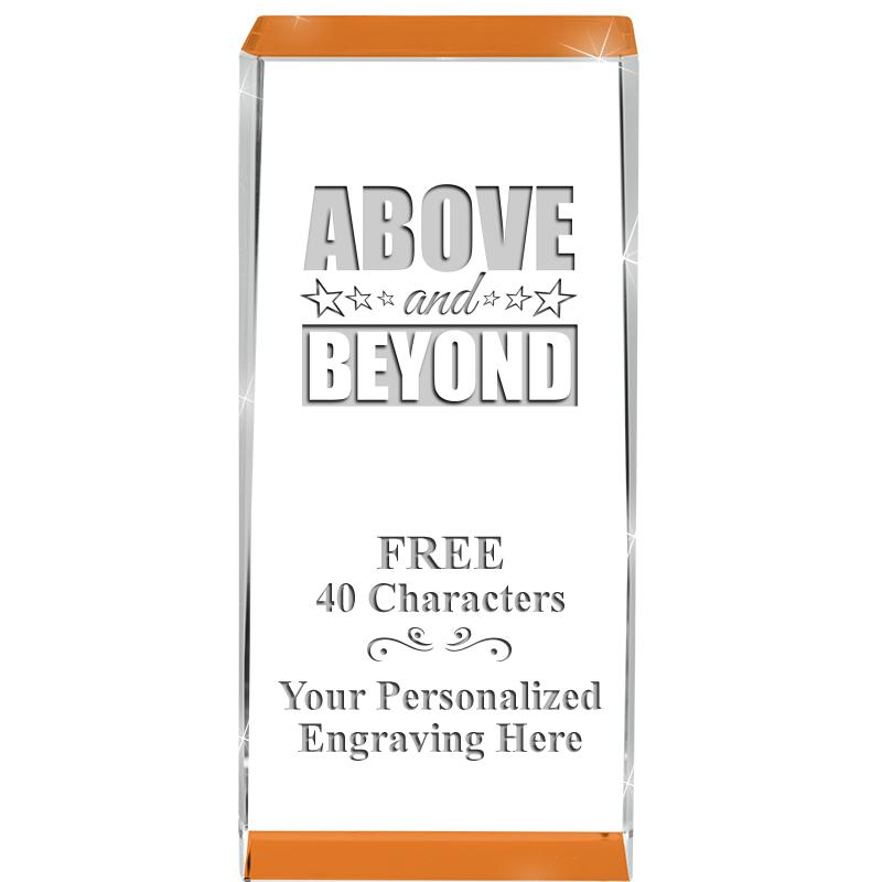 4.5" SPOTLIGHT ORANGE CRYSTAL