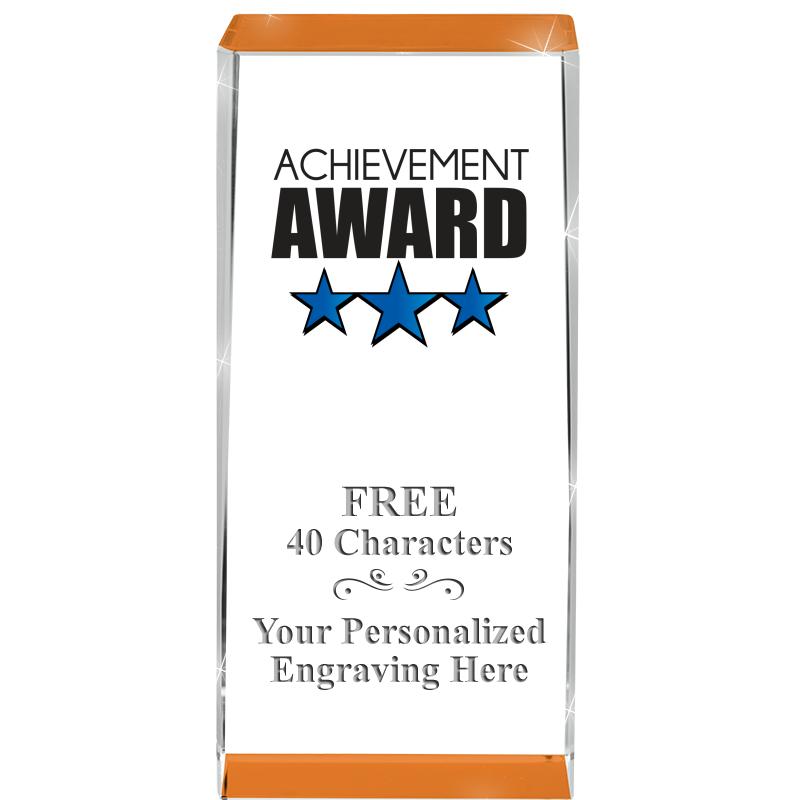 4.5" SPOTLIGHT ORANGE CRYSTAL