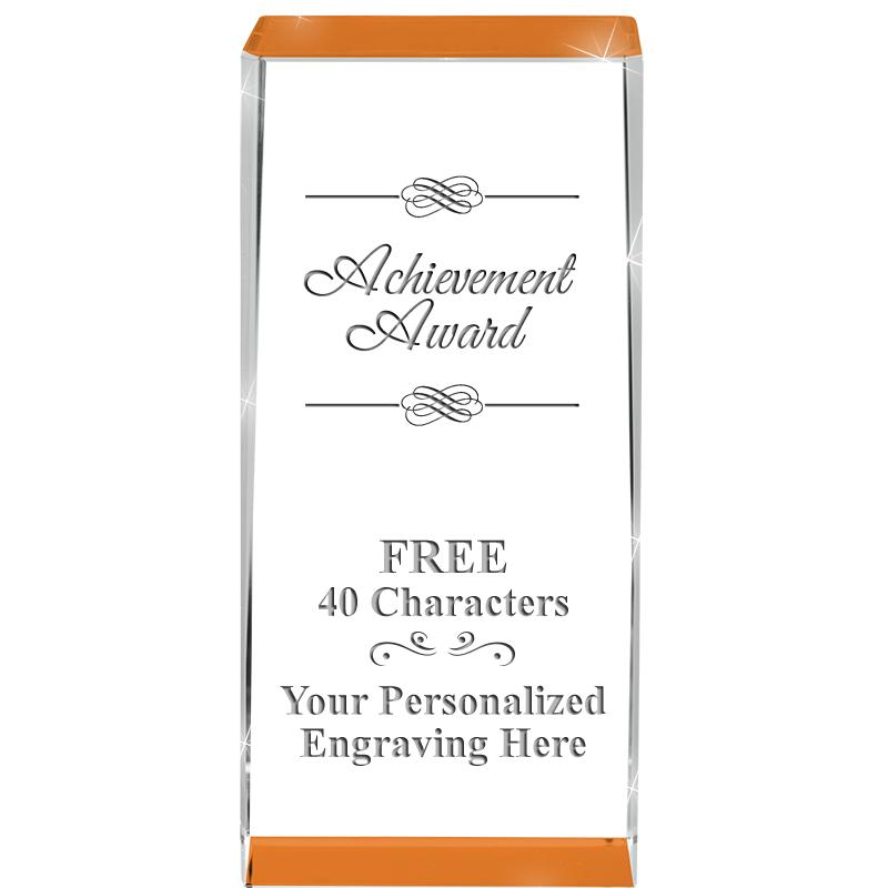 4.5" SPOTLIGHT ORANGE CRYSTAL