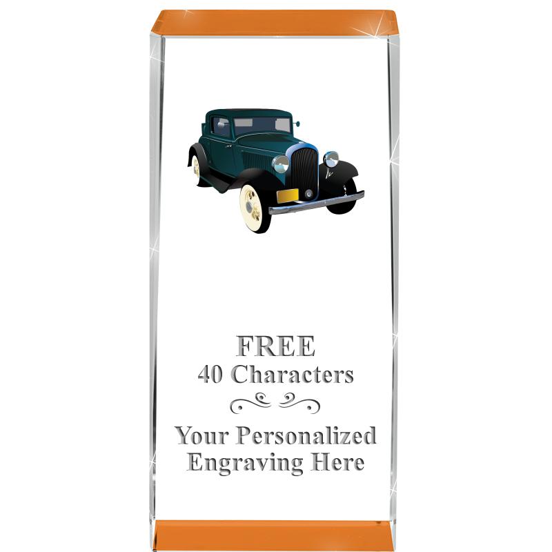 4.5" SPOTLIGHT ORANGE CRYSTAL