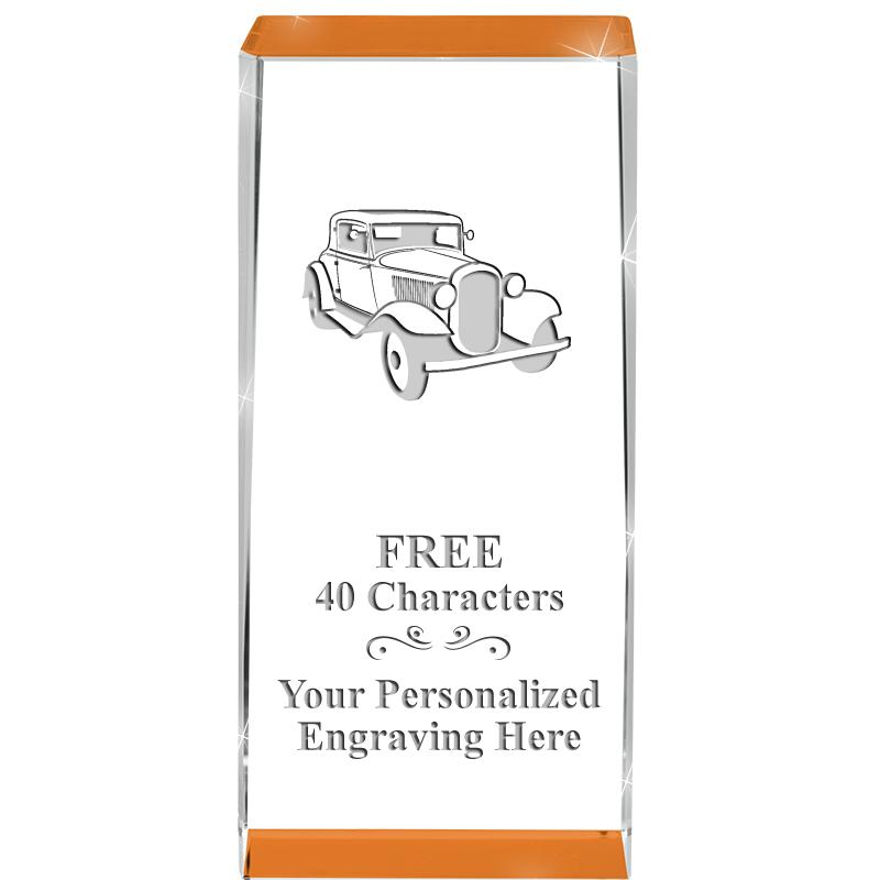 4.5" SPOTLIGHT ORANGE CRYSTAL