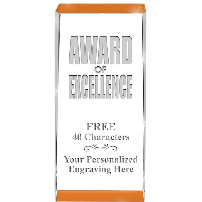 4.5" SPOTLIGHT ORANGE CRYSTAL