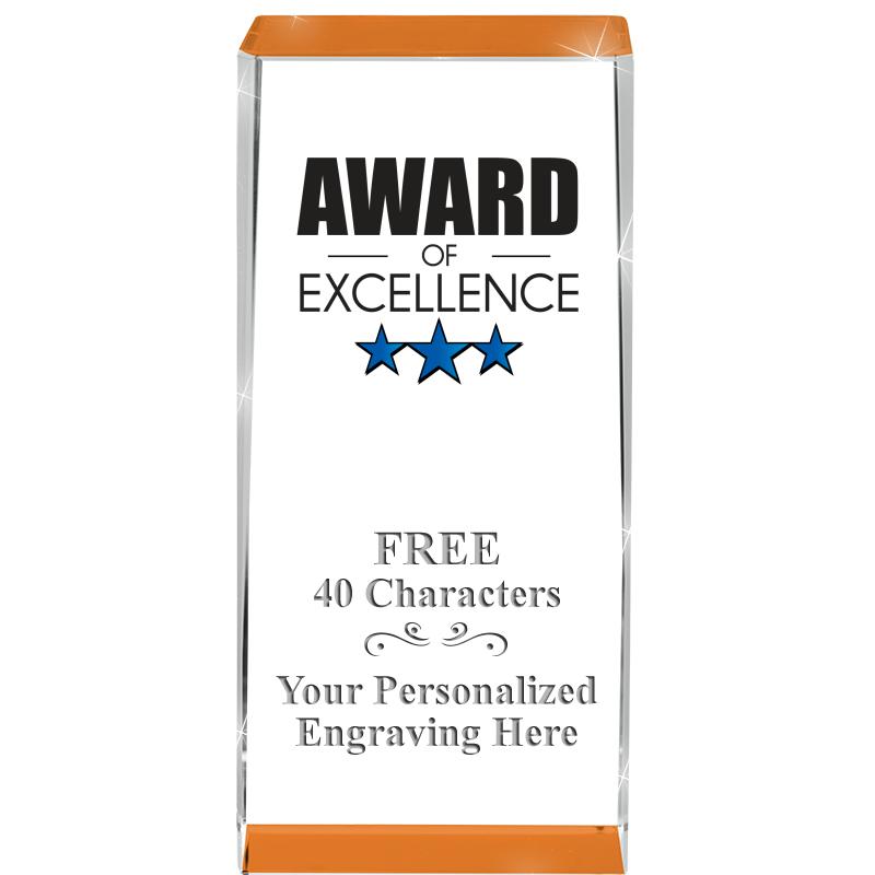 4.5" SPOTLIGHT ORANGE CRYSTAL