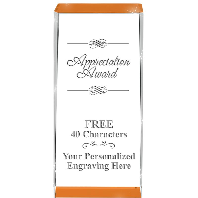 4.5" SPOTLIGHT ORANGE CRYSTAL