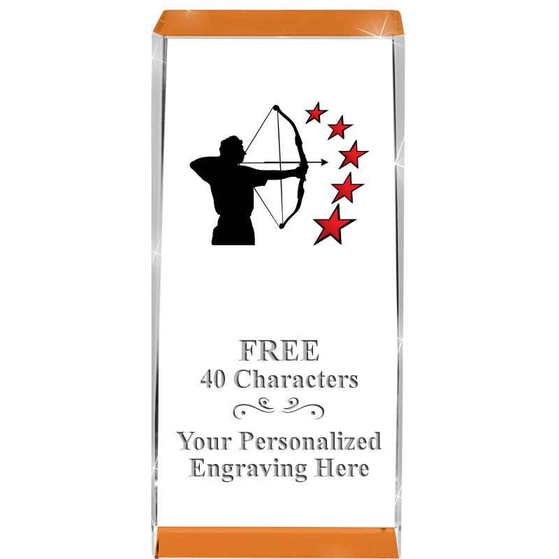 4.5" SPOTLIGHT ORANGE CRYSTAL