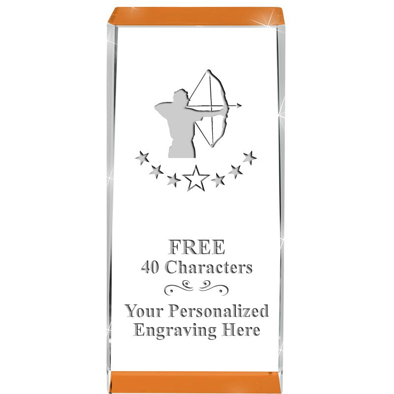 4.5" SPOTLIGHT ORANGE CRYSTAL