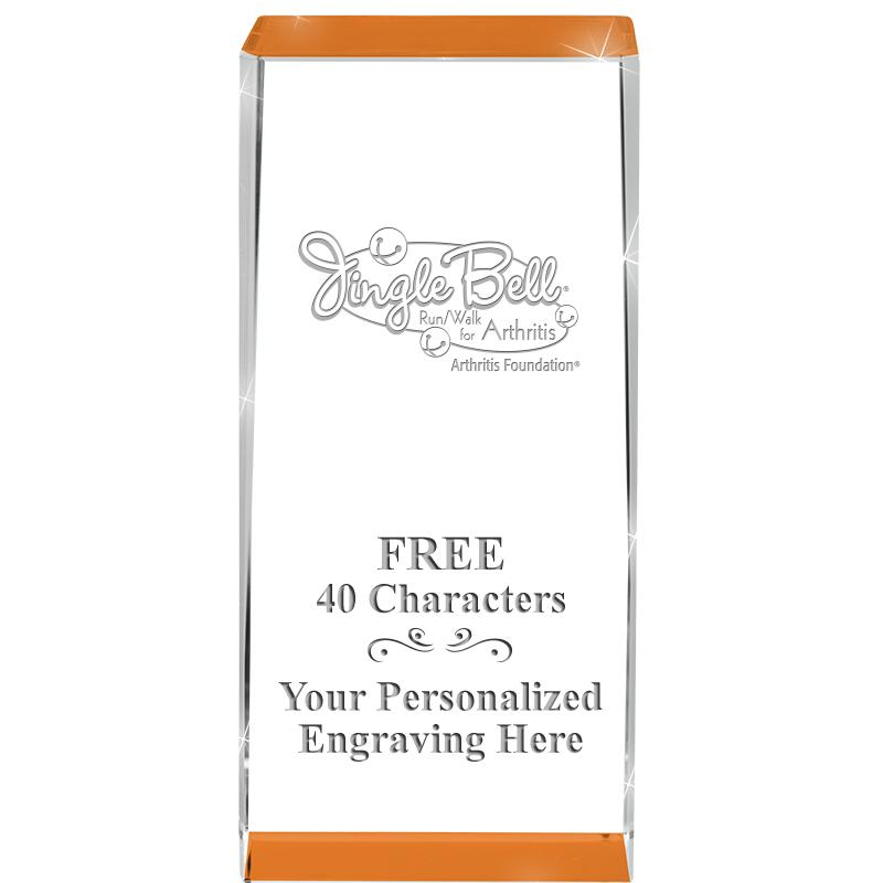 4.5" SPOTLIGHT ORANGE CRYSTAL