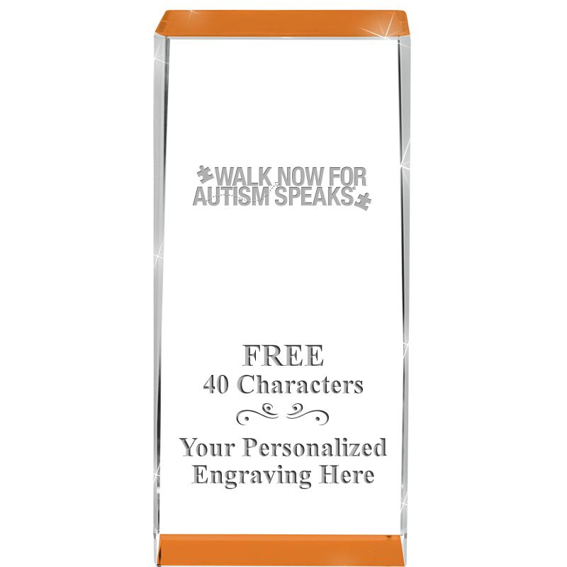 4.5" SPOTLIGHT ORANGE CRYSTAL