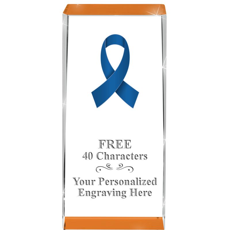 4.5" SPOTLIGHT ORANGE CRYSTAL