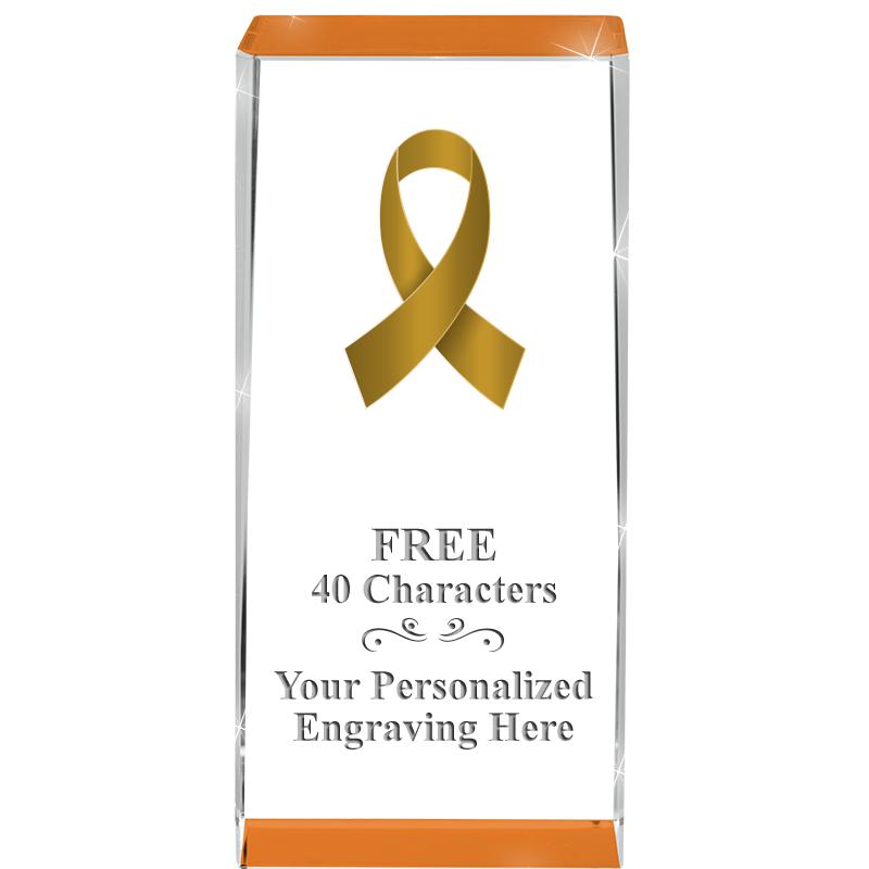 4.5" SPOTLIGHT ORANGE CRYSTAL