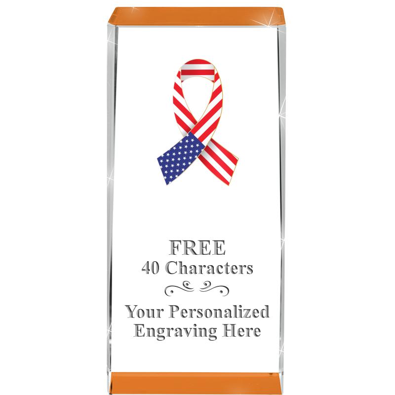 4.5" SPOTLIGHT ORANGE CRYSTAL