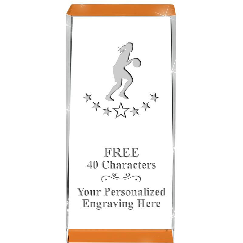 4.5" SPOTLIGHT ORANGE CRYSTAL