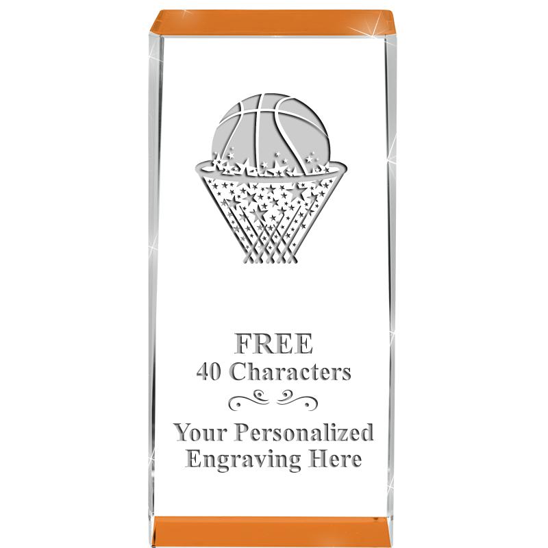 4.5" SPOTLIGHT ORANGE CRYSTAL