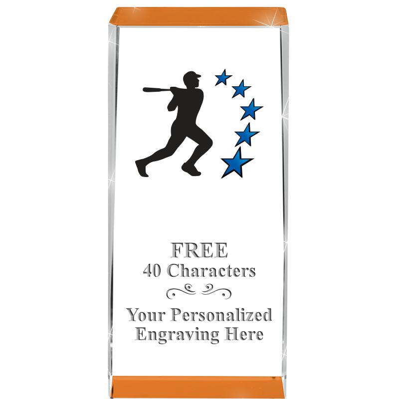 4.5" SPOTLIGHT ORANGE CRYSTAL