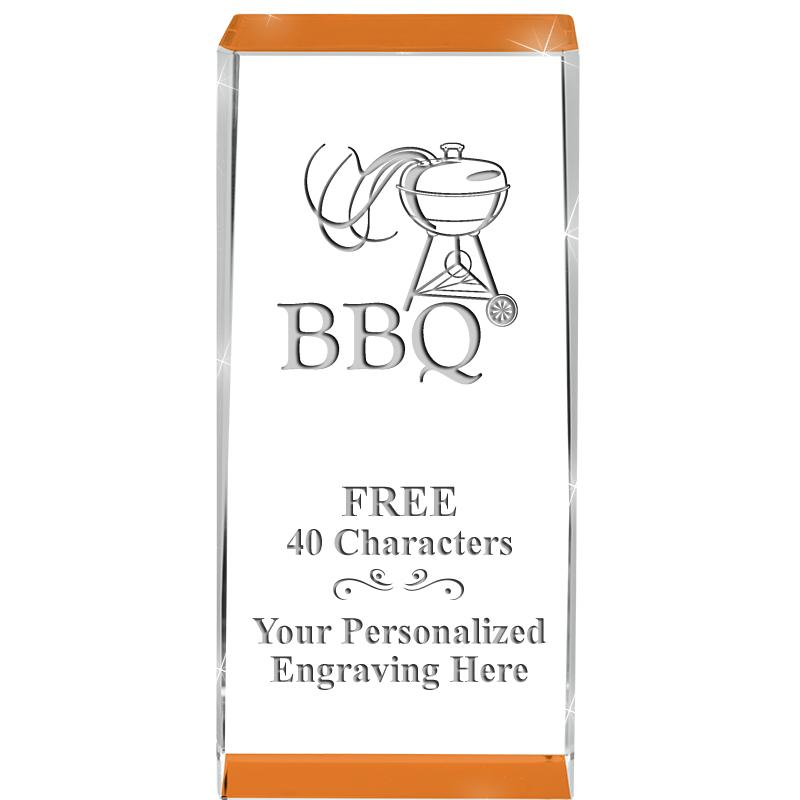 4.5" SPOTLIGHT ORANGE CRYSTAL